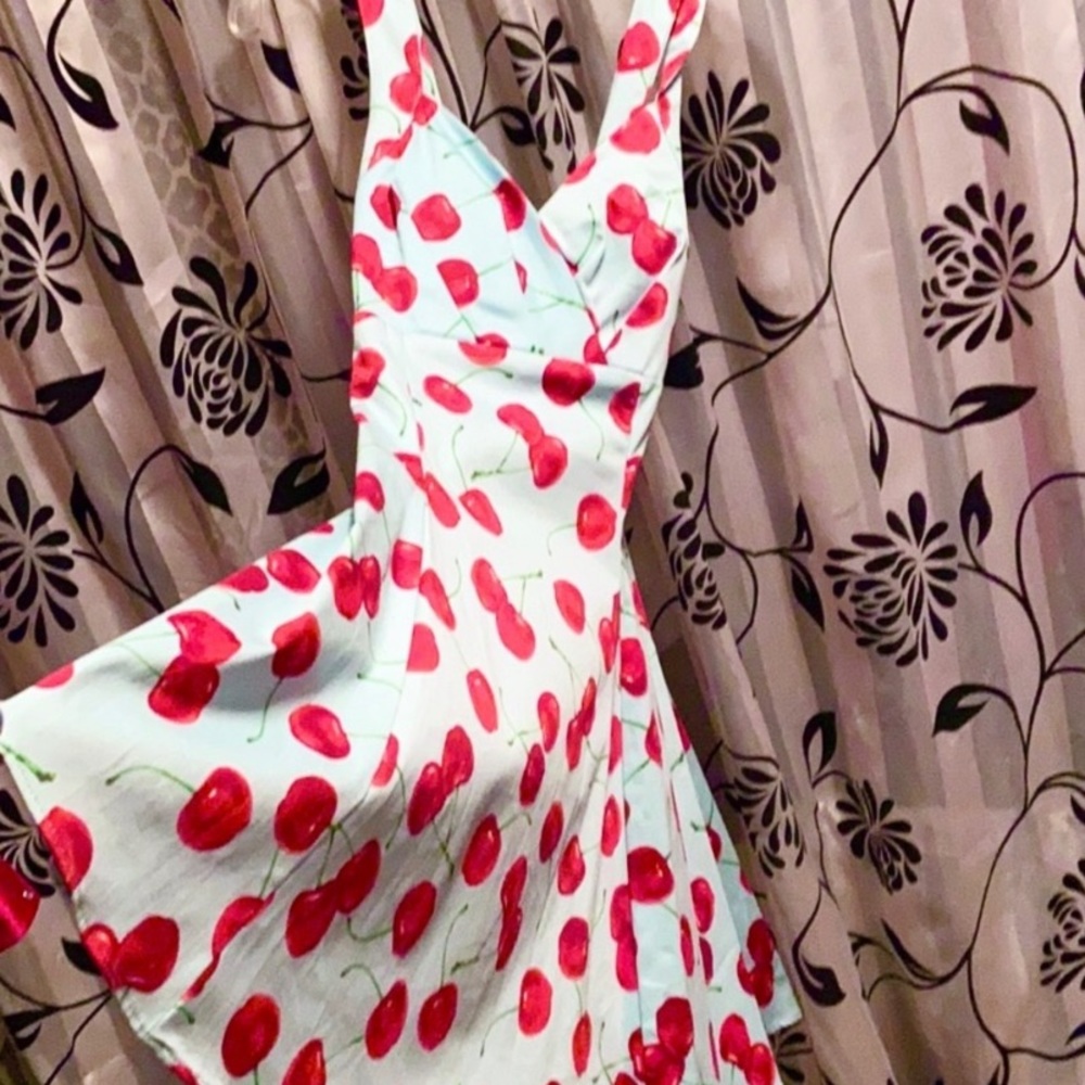 Light Blue Cherry Dress 🍒